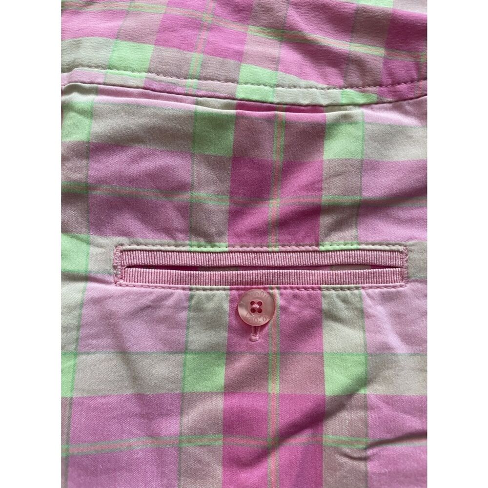 Lilly Pulitzer Pink Green Plaid Skort Women’s Sz 6 - Picture 9 of 10